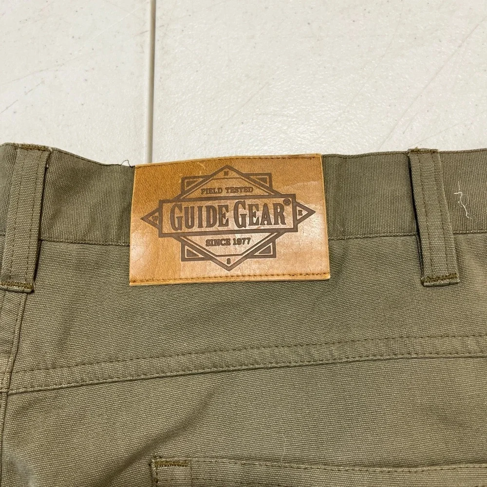 Guide Gear Flannel Lined Canvas Work Pant Size 40 Outdoors Trail Camping Hunting